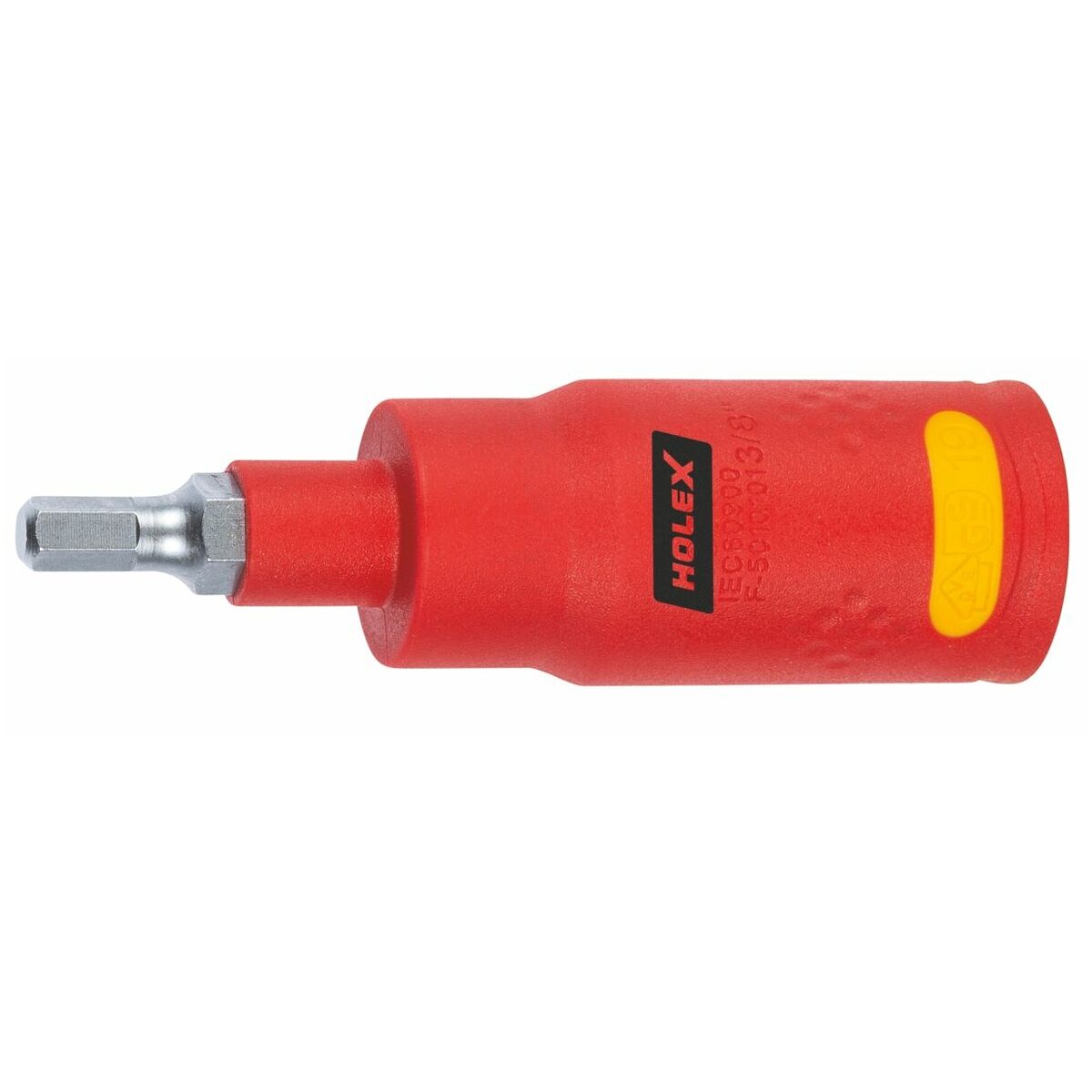 Đầu khẩu 3/8 lục giác 8mm cách điện 1000V Holex Đầu khẩu 3/8 lục giác 8mm cách điện 1000V Holex